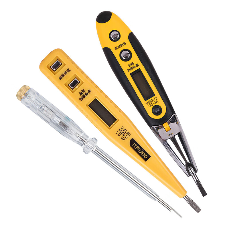 得力電筆電工專(zhuān)用測(cè)電筆多功能數(shù)顯高精度感應(yīng)試電驗(yàn)電線路檢測(cè)筆 90-1000V非接觸式感應(yīng)測(cè)電筆